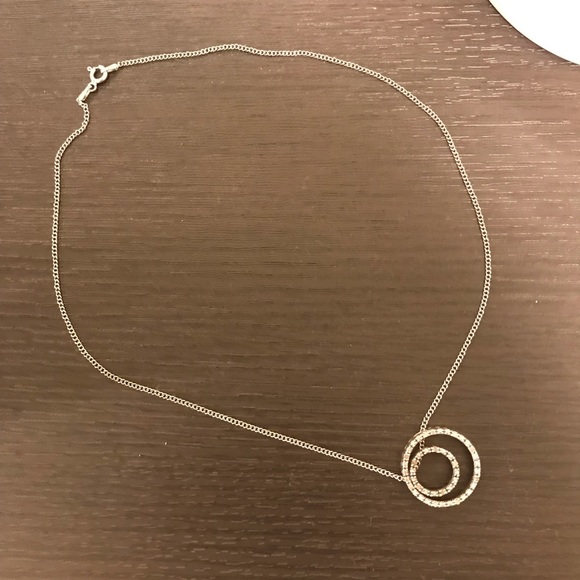 Silver Circles Necklace - Picture 2 of 2